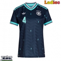 Germany Jonathan Tah #4 Replica Away Shirt Ladies World Cup 2026 Short Sleeve